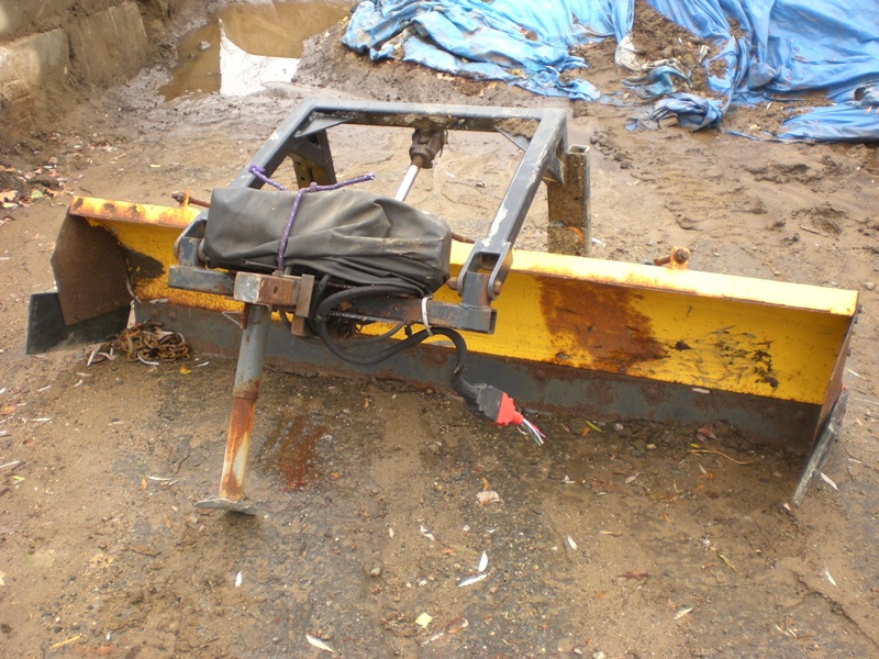 7ft. Snowman rear mount plow PlowKing911 Used Snowplows for Less!